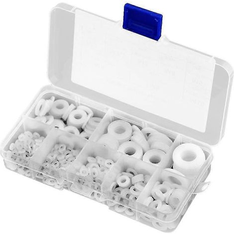 500-teiliges Nylon-Flachdichtungsset M2 M2,5 M4m5 M6 M8 M10 O-Ring-Sortiment (1/5)