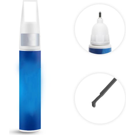 Stylo de retouche peinture auto x5, blanc élégant, pack de 5, sans échantillon, édition exclusive Mexique, pour carrosserie voiture, finition précise, réparation rapide des rayures. (1/5)