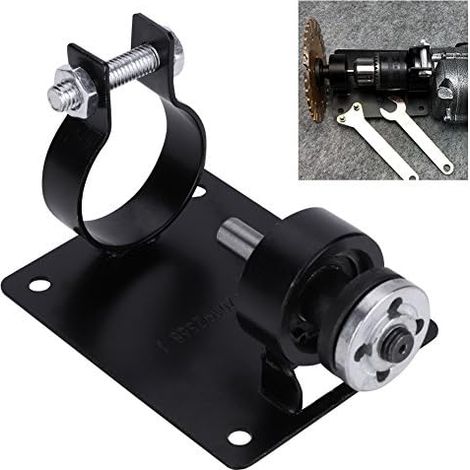 Ej.Life Bohrerhalter, elektrischer Bohrbohrständer aus Metall, Hochgeschwindigkeitsfachmann Praktisch für zu Hause Diy(10MM electric drill cutting seat) (1/5)