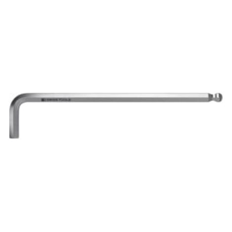 PB Swiss Tools Sechskant-Winkelschraubendreher, lang, verchromt, 5 mm, 170 x 30 mm