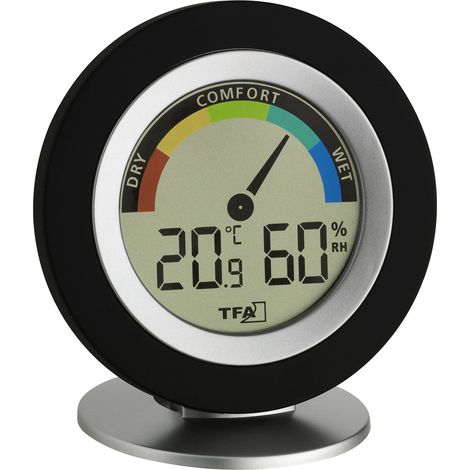 TFA Dostmann 30.5019.01 Termo Igrometro Nero (1/4)