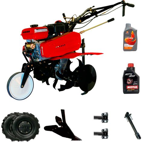 Motozappa Motocoltivatore 7CV con accessori di avviamento elettrico + olio (1/5)