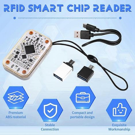Chameleon Ultra RFID-Chip-Lesegerät + 8268 Smartcard-Emulator für Schlüsselanhänger, zum Dekodieren und Beschreiben von Ausweiskarten, IC 125K 13,56 MHz NFC (1/5)