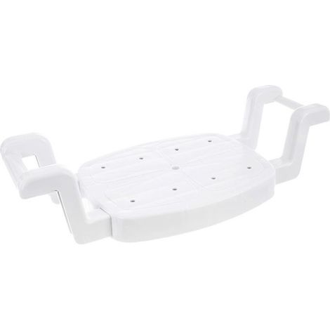 Siège de bain Vilde - Pratique - 58,5 x 27,5 x 14,5 cm - Blanc (1/4)