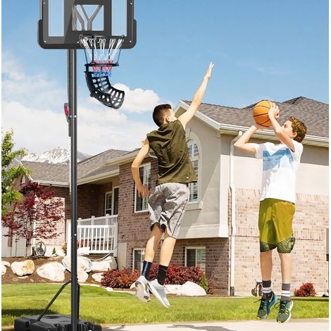 Reboteador de baloncesto 360° giratorio, altura ajustable, para canasta, negro HAVRYA (1/5)