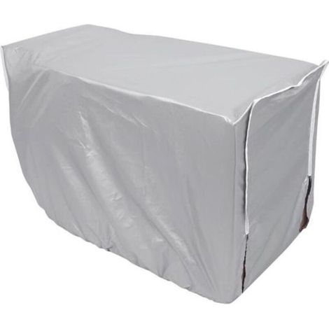 Housse de Climatiseur Extérieur Anti-Poussière Anti-Neige Imperméable, pour protection d\'unité extérieure (Argent)944073cm (1/4)