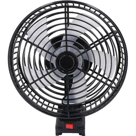 8-Zoll-Elektroventilator mit 5 Flügeln, tragbar, akkubetrieben mit Lithium-Ionen-Batterie (Dartek 20V), geeignet für Zuhause, Camping usw.