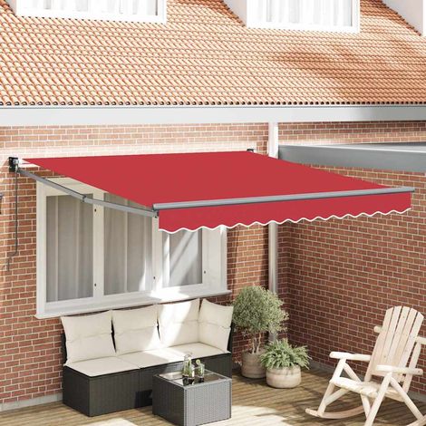 Toldo retráctil Rojo 300 x 250 x 165 cm vidaXL (1/5)