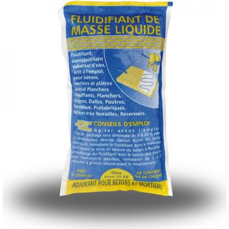Fluidifiant pour béton, mortier et plâtre - 175 ml Marron - MATPRO