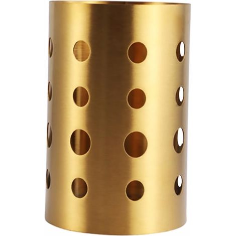 Porte-ustensiles Cuisine INOX Rangement Compact Drainant Organisateur Couverts et Baguettes pour Plan de Travail