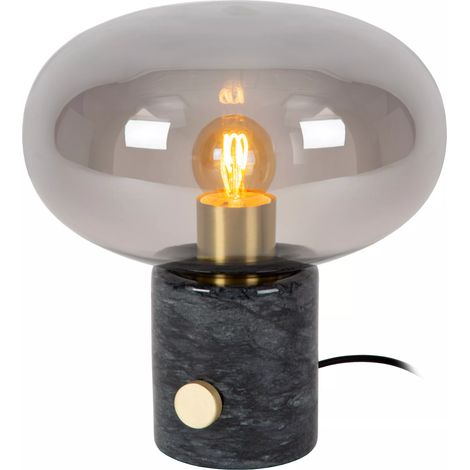 Lampe de table Lucide Charlize marbre noir E27 40W (1/4)
