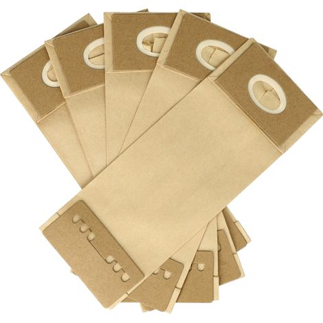 vhbw 5x Turbofilter kompatibel mit Festool RS 200, RS 3, RS 300 Schwingschleifer, Exzenterschleifer - Papier-Staubbeutel Set, Sandfarben