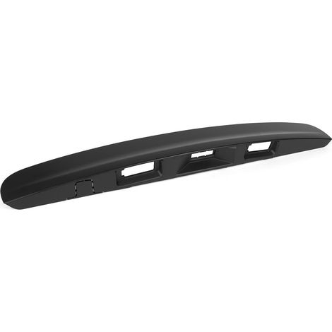 Embellecedor de portón trasero para Nissan Qashqai J10 06-13, color negro, con orificio para cámara de marcha atrás.