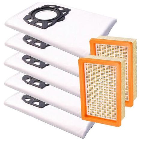 NALOOKAMIC Sacs et filtres pour aspirateurs Karcher WD4, WD5, WD6, WD5P, WD6P Premium, MV4, MV5 et MV6 - Pièces de rechange (1/4)