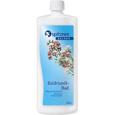 Spitzner Baldrianöl Bad 1 Liter Gesundheitsfördernder Badezusatz mit ätherischem Öl aus Baldrian (1/5)
