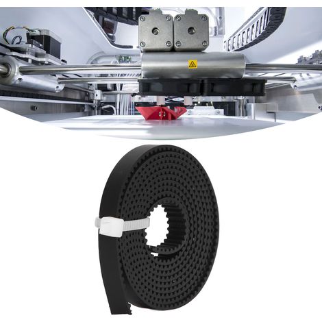 Courroie synchrone ouverte en caoutchouc 2GT-6/10 mm courroie de transmission en caoutchouc 10M 6 mm (1/5)