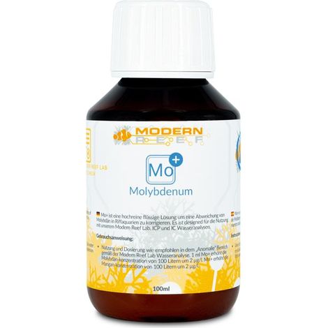 Molibdeno Modern Reef Mo+ 100ml - molibdeno para acuarios marinos