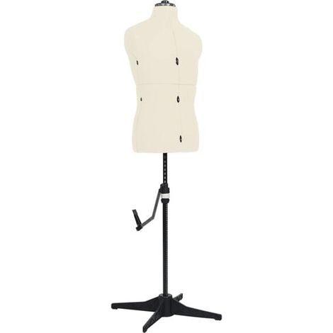Mannequin homme ajustable, beige, tailles 37 à 45