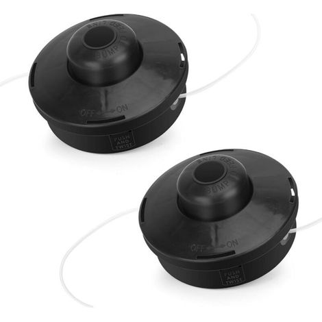 Tête de coupe universelle – Remplacement Weed Eater M10 x 1,25 LH, têtes de coupe-bordures à essence pour débroussailleuse, pièces Weed Eater compatibles avec Stih (2 pièces) (1/5)