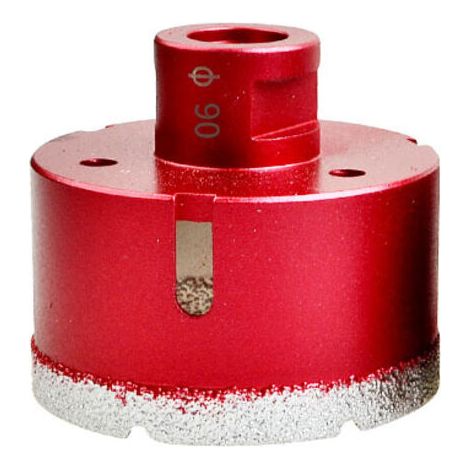 SABIR Foret diamanté avec filetage M14, foret à trous creux brasé haute performance pour carrelage/granit/marbre/porcelaine/verre/céramique (90 mm) (1/5)