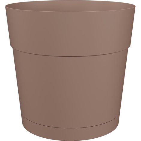 artevasi© CAPRI Pflanzgefäß Taupe mit Wasserreserve 25 cm