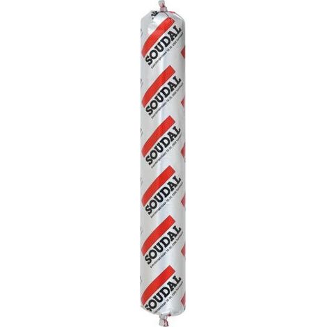 Soudaseal Tradition - Mastic polymère hybride comme mastic vitrier - Soudal - Poche de 600 ml Noir