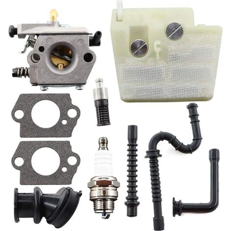 Dolaso – Kit de carburateur Walbro WT-194 pour tronçonneuses Stihl 024 026 MS240 MS260 024AV 024S – Filtre à air inclus – Remplacement 11211200611 (1/5)