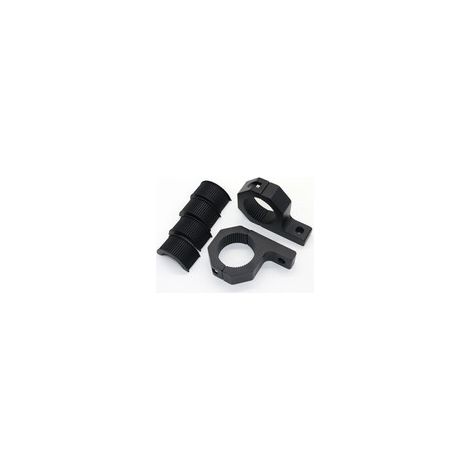 Supports fixation pour tube 49 à 51mm - Barre LED et Spot LED - Métal Résistant - La paire