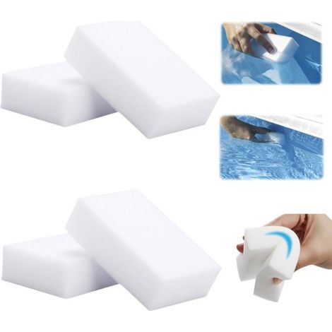 Set di 4 spugne assorbenti olio per vasche idromassaggio, spugne assorbenti olio per piscine, spugne assorbenti olio per vasche idromassaggio per la pulizia v (1/5)