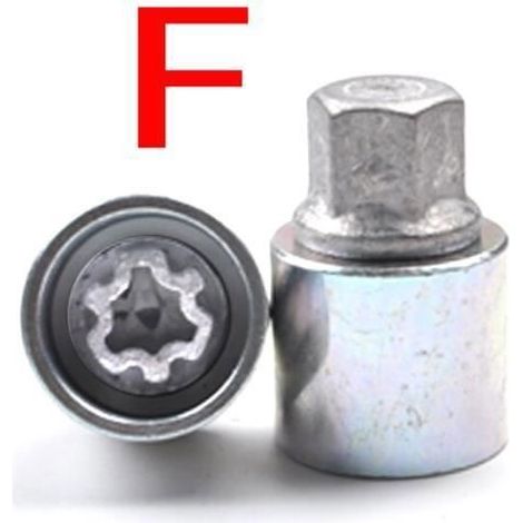 KLVGTIFS PUBoulon - Écrou,Audi clé de vis antivol pour pneu, outil de démontage des vis pour Audi A1 A3 A4 A5 A6 A7 A8 Q3 Q5 Q7 TT - Type (1/3)