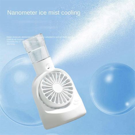 Sprühventilator, tragbarer Ventilator, Outdoor-Kühlgeräte, rosa (1/5)