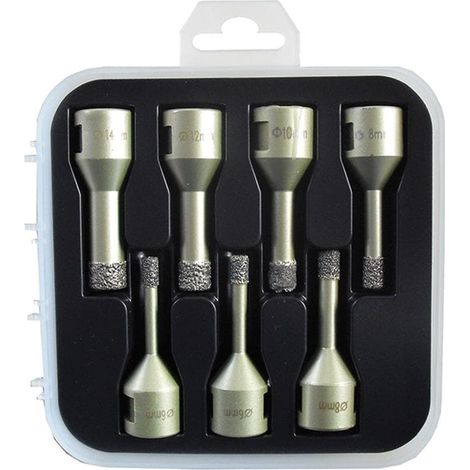 DIEWE Diamant Fliesen Trockenbohrset Premium 7 M14 7-teilig (1/5)