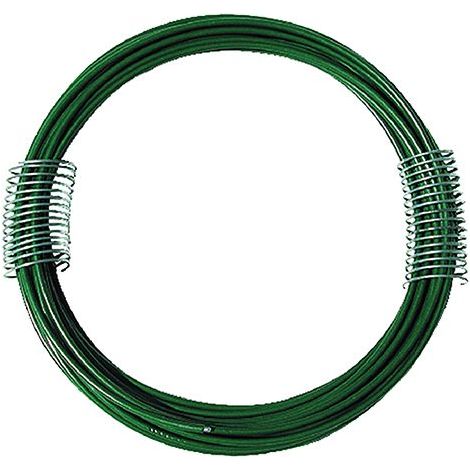 matassina bobina 100 mt filo ferro acciaio zincato plastificato   2,0 mm verde