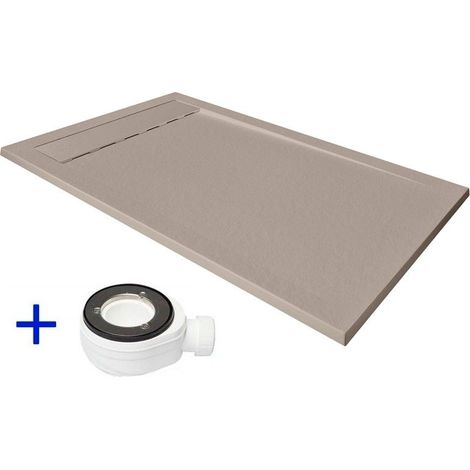 Piatto doccia 100X100 PREMIUM AMBIENTE Moka Chiaro Ral 1019 (1/5)