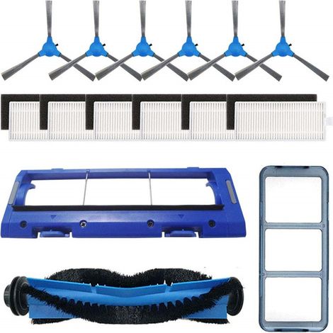 Set di 15 accessori per spazzatrice Eufy 11S / Robovac 30 / 30C / 15C (blu) (1/4)