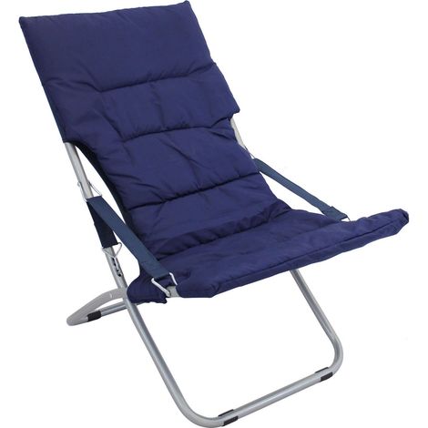 Silla de playa plegable azul mod.Canapone