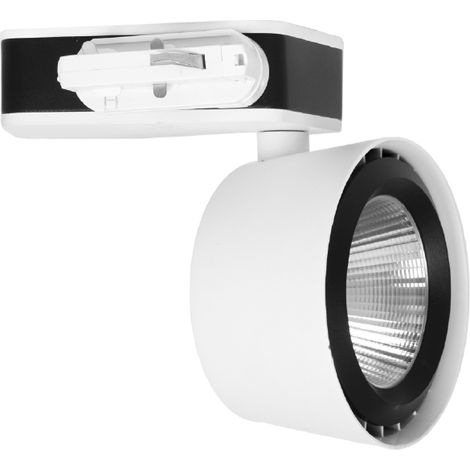 Faretto led binario bianco 45w trifase luce calda 3000k (1/4)