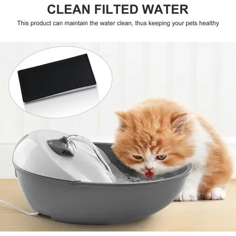 Filtres à charbon actif - Compatible DrinkWell - 12PCS - Coton de qualité supérieure pour fontaines à eau pour chats et chiens, élimine les odeurs (1/5)