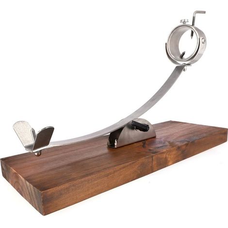 Support à jambon oscillant modèle inox/bois (1/5)