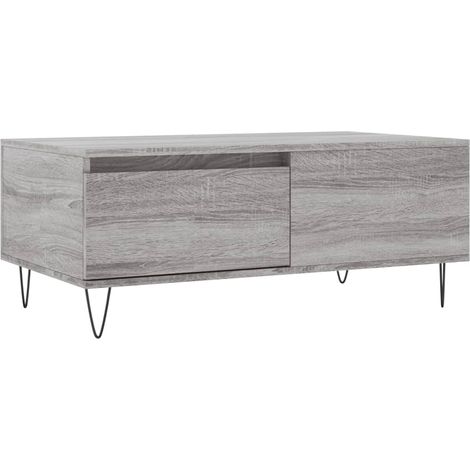 Maison Exclusive - Tavolino Salotto Grigio Sonoma 90x50x36,5 cm Legno Multistrato