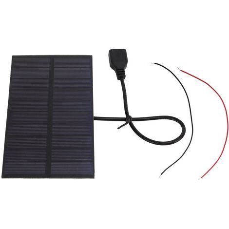 Pannelli solari in silicio monocristallino fai-da-te da 1,5 W 5 V con mini pannello flessibile e interfaccia USB (1/5)