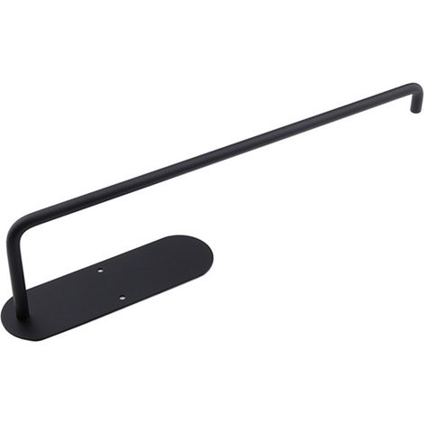 Support Pour Essuie-Tout - En Acier Inoxydable - Fixation Adhésive Ou Visée - Pour Cuisine Et Salle De Bain - 1 Pièce (1/5)