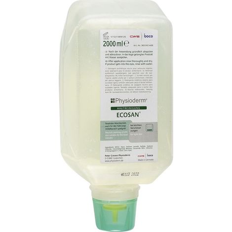 CWS Ecosan Hautschutz 1000ml Handreiniger klar, 6 Stück