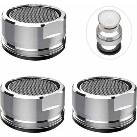 3 Pieces M24 Aerator, Male Thread Insert Tap Filter Aerator for Faucets with Stainless Steel and ABS Filters by thsinde (1/5)