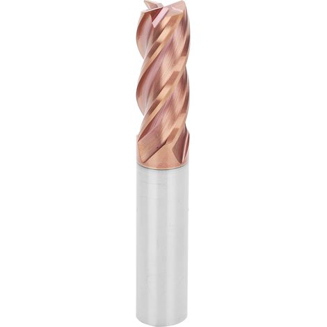 Fraise en carbure de tungstène, fraise à 4 dents pour aluminium, fraise en alliage de carbure de tungstène, outil de coupe CNC, fraise CNC 127512D (1/5)