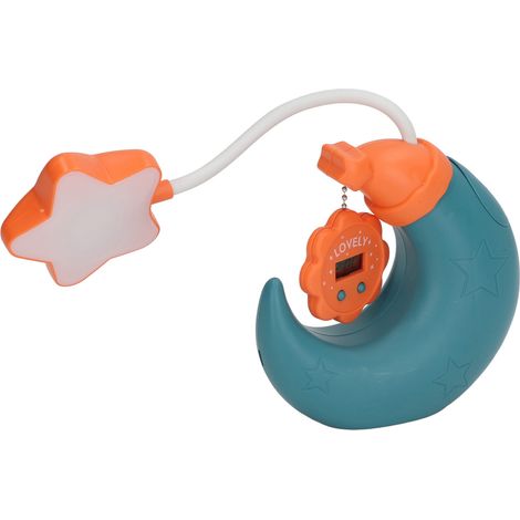 Lampe de bureau avec porte-stylo, rechargeable par USB, protection des yeux, lampe de table LED avec miroir et horloge électronique verte pour enfants (1/5)