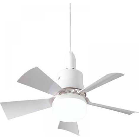 Ventilatore a soffitto con telecomando Silenzio della luce di Soffitto a 5 pale Soffitto luce E26 soffitto Estate/Inverno da Letto, Sala da pranzo,bianco (1/5)