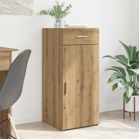 Sideboard Black oak 42.5 x 40 x 93 cm Engineered wood vidaXL (1/5)