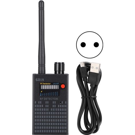 Miniatur-Spionagekamera-Detektor 100–240 V, Anti-Spionage-Sicherheitswerkzeug mit EU-Stecker (1/5)