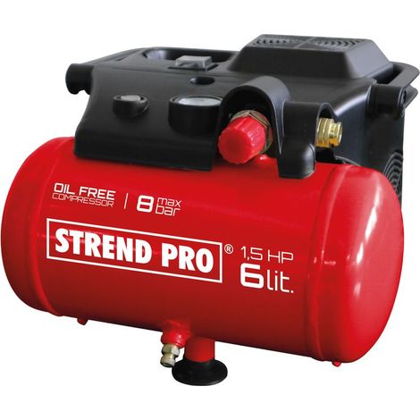 Kompressor Strend Pro BOF1506, ölfrei, 1,1 kW, 6 Liter (1/2)
